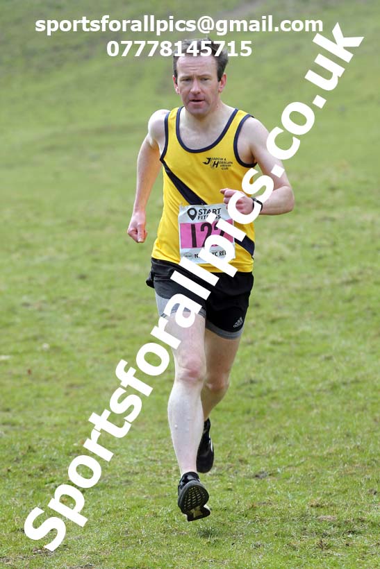 Masters men 2021 NECAA Cross Country Relays, Thornley Farm, Peterlee, Saturday, April 10th. Photo: David T. Hewitson/Sports for All Pics